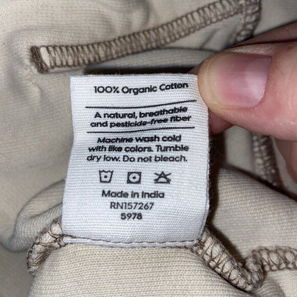 Mate the label Women's Endeavor Pioneer Terry Hoodie M/L Bone Activewear Lounge - Picture 8 of 8